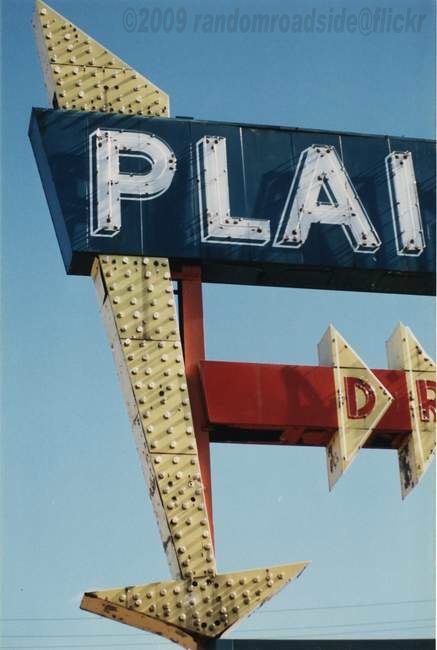 Plainfield Drive-In Theatre - Marquee March 1988 (newer photo)